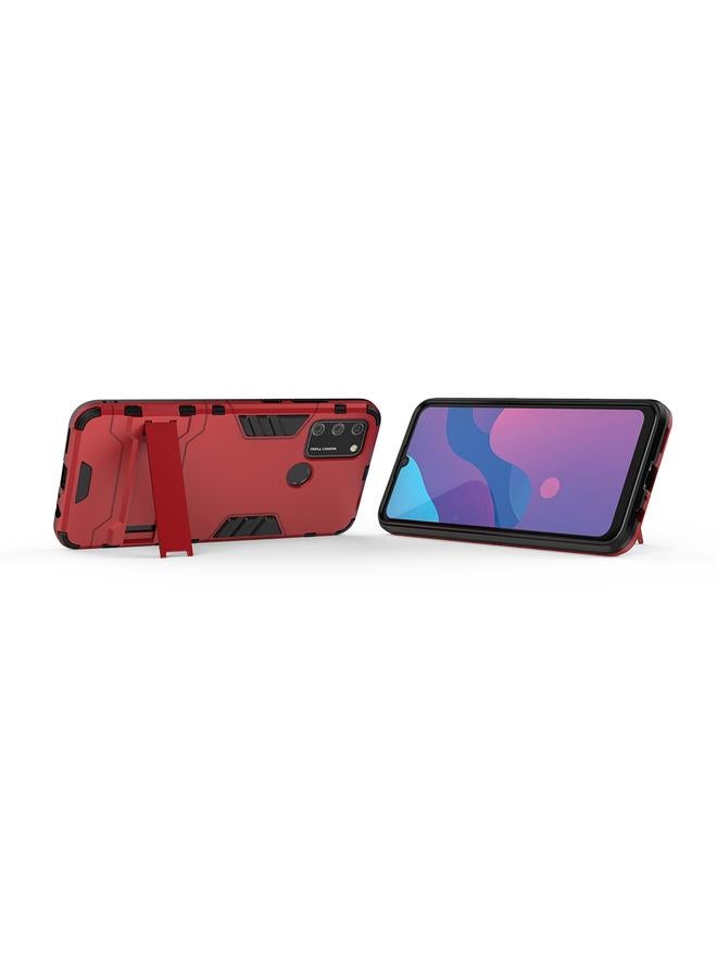 اس-توب جراب لهاتف Huawei Honor 9A مصنوع من مادة PC + TPU ومضاد للسقوط مع حامل غير مرئي - Image 3