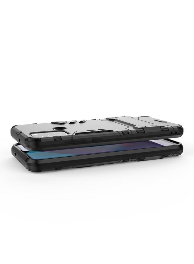 اس-توب جراب لهاتف Huawei Honor 9A مصنوع من مادة PC + TPU ومضاد للسقوط مع حامل غير مرئي - Image 4