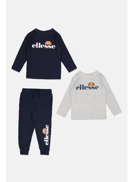 Toddlers Boy 3 Pcs Brand Logo Sweatshirt And Sweatpants, Navy - pzsku/Z817AC582FE5A2F496A5EZ/45/_/1738678195/56042c3c-5b29-46ab-991c-bc961115c2f7