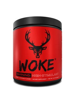 Bucked Up Bucked Up - Woke - HIGH STIM Pre Workout - Best Tasting - Focus Nootropic, Pump, Strength and Growth, 30 Servings (Grape)  - Image 1