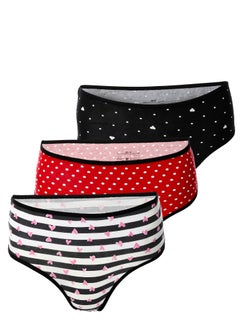 Bundle Of Three Printed Underwear