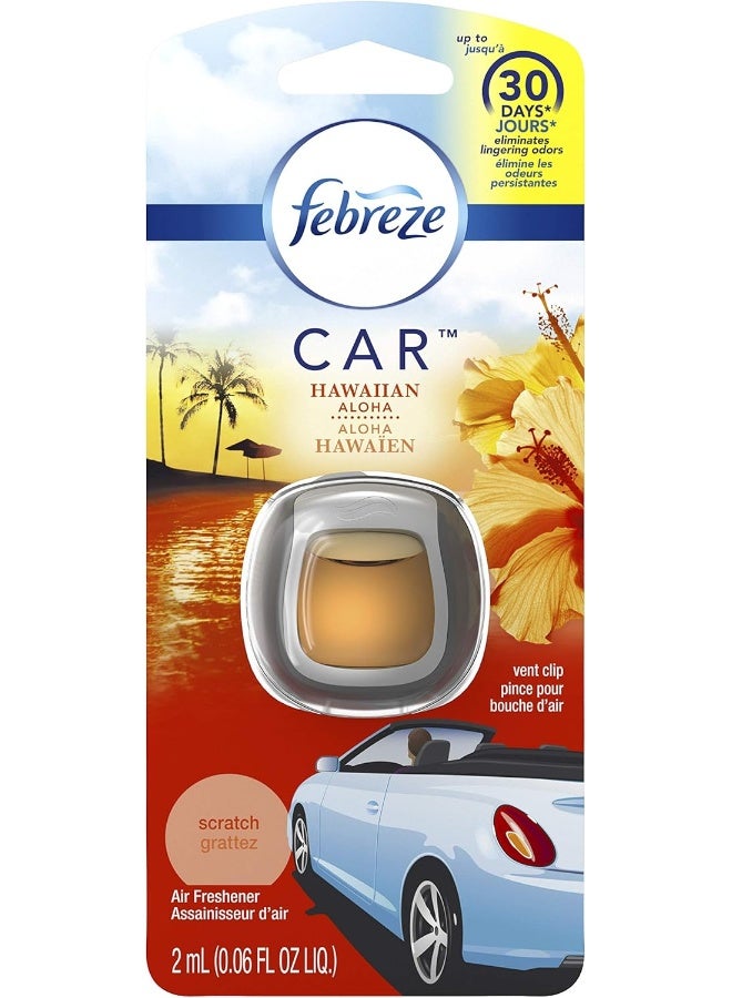 Febreze Air Freshener, Car Vent Clip Air Freshener, Hawaiian Aloha Air Freshener - Image 1