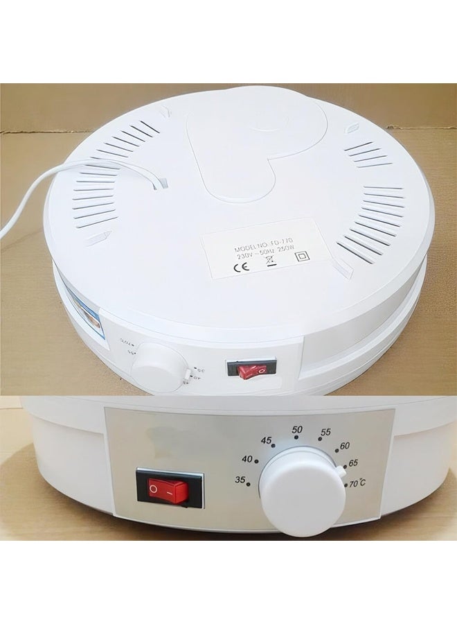 DUNISO Electric Food Dehydrator Machine，5 Tray Tier Fruit Dryer，Beef Jerky Herbs Dryer with Adjustable Thermostat  - Image 4