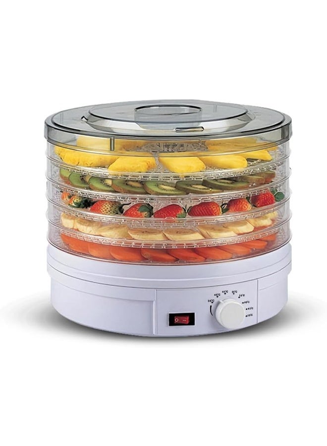 DUNISO Electric Food Dehydrator Machine，5 Tray Tier Fruit Dryer，Beef Jerky Herbs Dryer with Adjustable Thermostat  - Image 2