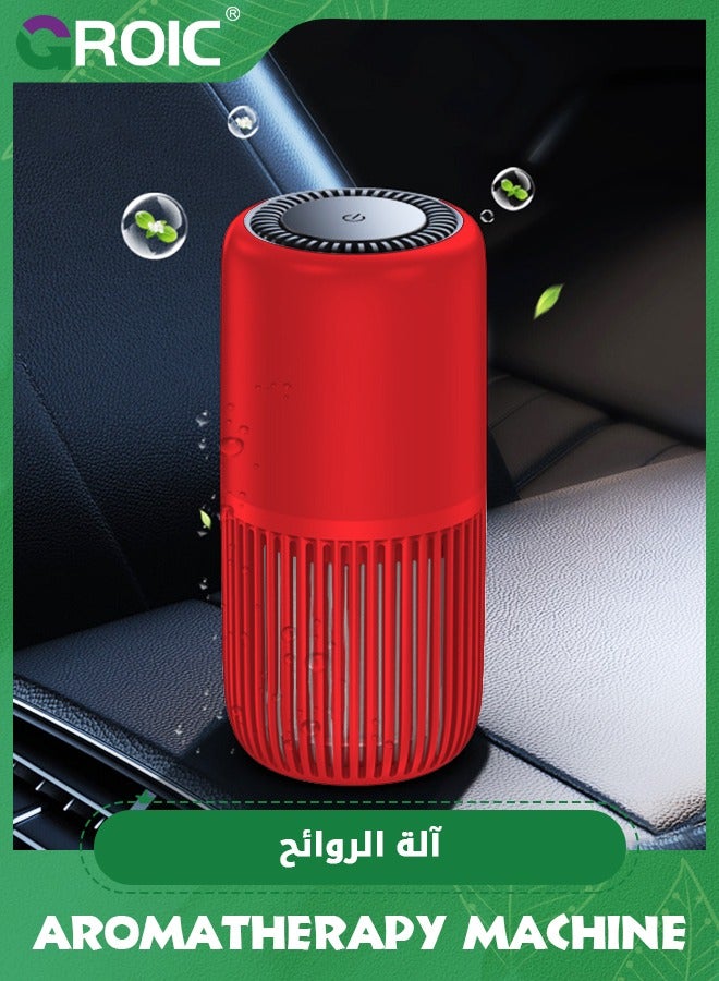 GROIC Car Air Purifier with HEPA Filters，Air Sterilizer with 7 Colors LED Lights,Mini Air Purifier for Car,Air Cleaner with Quiet Auto Mode,Negative Ion Air Purifier,Automobile Aromatherapy Machine - Image 1