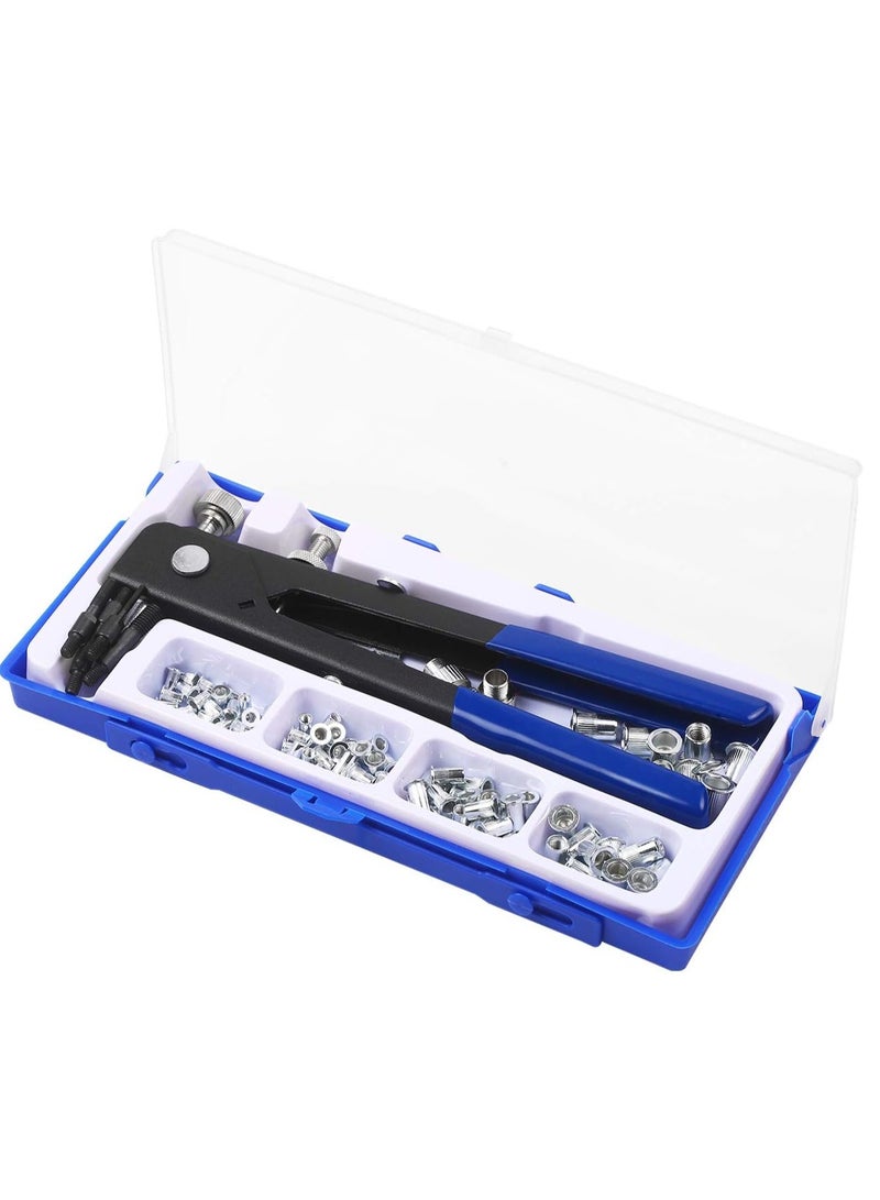 KIIUMI 86 PCS Rivet Nut Tool Kit Set With Storage Box  Blue/Black/Silver - Image 2