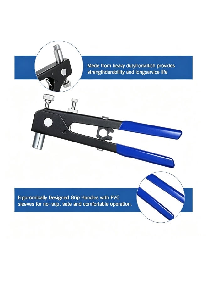 KIIUMI 86PCS Rivet Nut Tool Kit,rivet gun with Rugged Carrying Case,With Blind Rivet Nut Hand Riveter Wrench Threaded Insert Tool Rivet Nut Gun,For Home and Workshop - Image 5