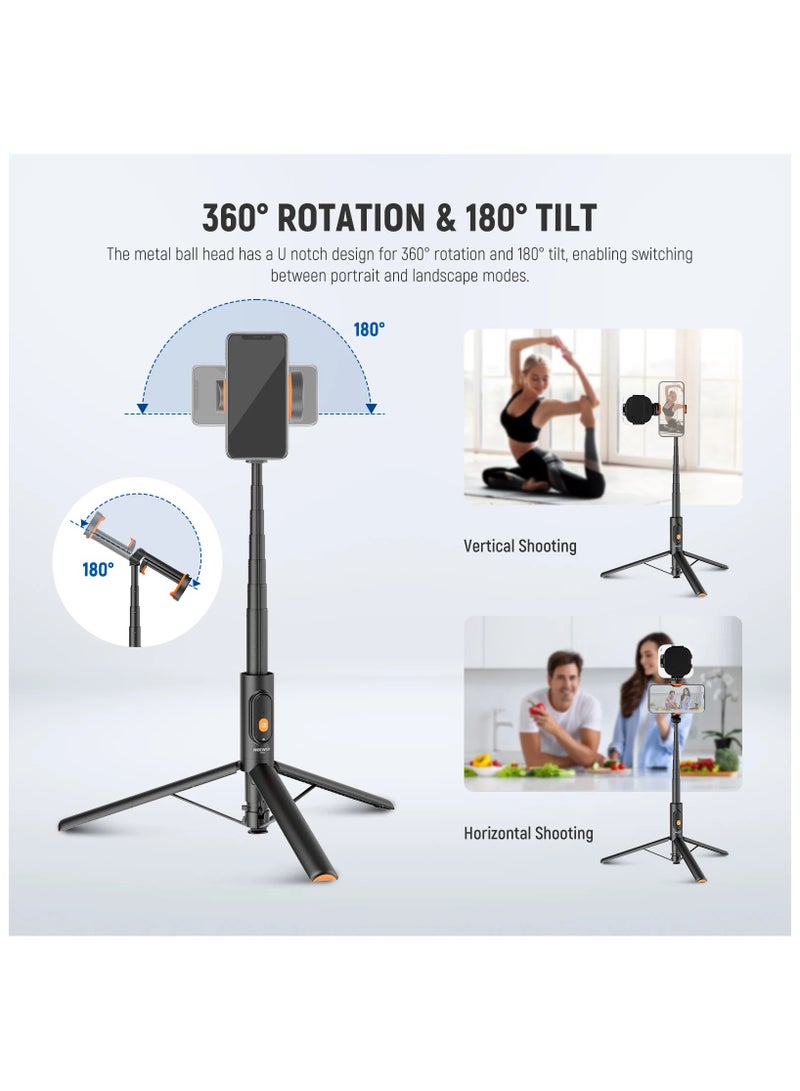 NEEWER BASICS PA992 Quick Release Selfie Stick Tripod for Smartphones – Lightweight, Extendable, Portable - Image 3