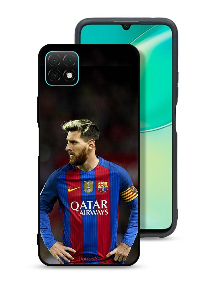 Tolwak Huawei nova Y60 Protective Case Cover Messi Barcelona  - Image 1