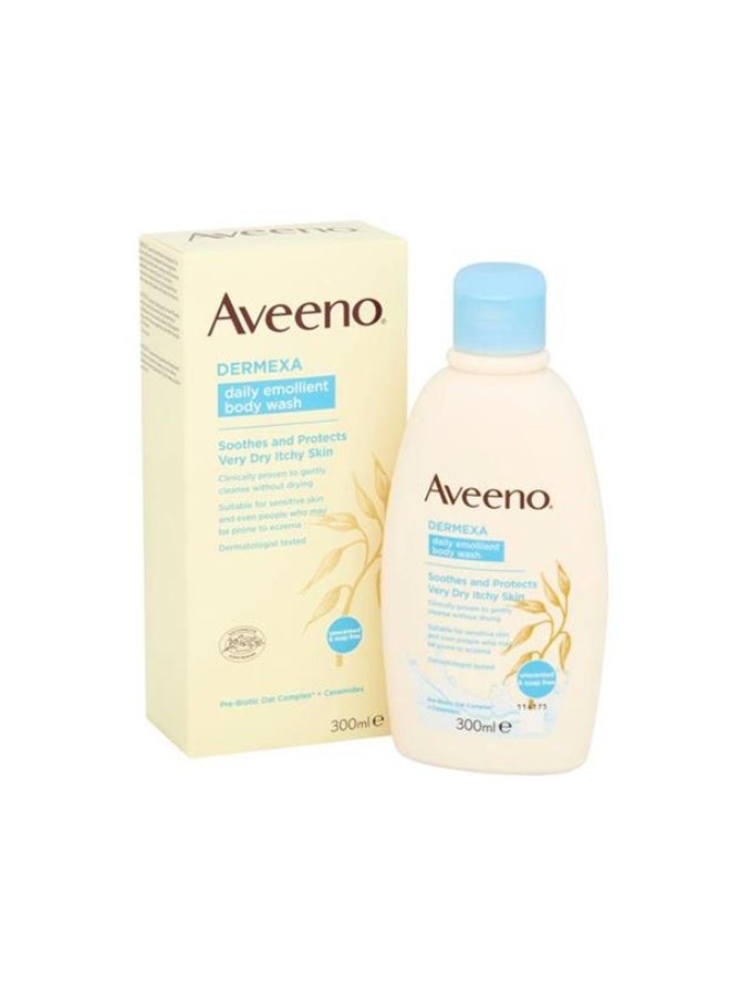 Aveeno Dermexa Duo Daily Emollient Body Wash 2x300ml - Image 2