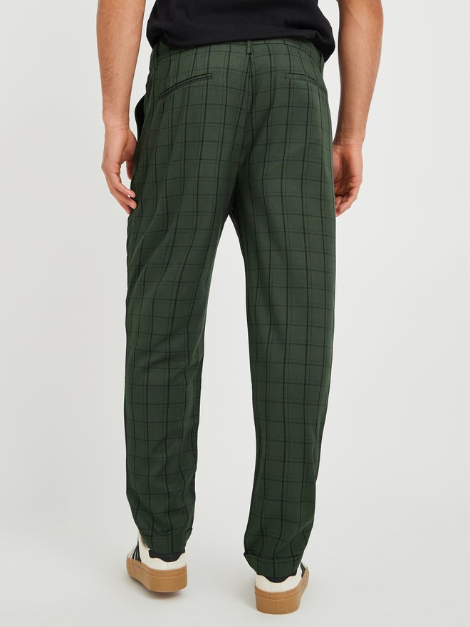 Styli Styli Checked Print Slant Pocket Pants  - Image 4
