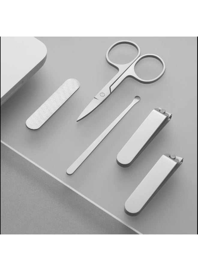 Xiaomi - Mijia Stainless Steel Nail Clippers Set Trimmer Pedicure Care Clippers Earpick Nail File - Image 1
