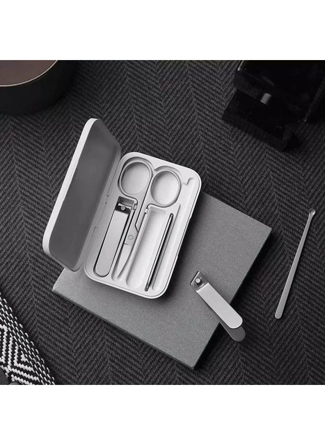 Xiaomi - Mijia Stainless Steel Nail Clippers Set Trimmer Pedicure Care Clippers Earpick Nail File - Image 1