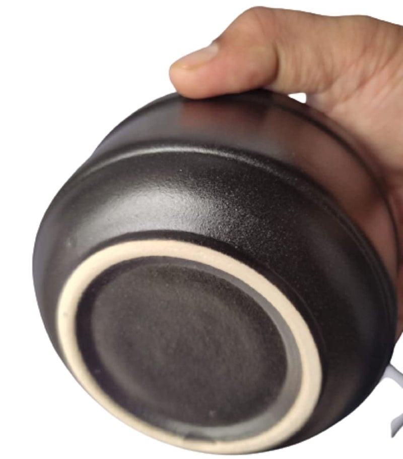 Mkd2 Rise Ceramic Serving Bowl (Black, 200ml) - 1 Piece for Soup, Vegitable, Dessert, Salad - Image 3