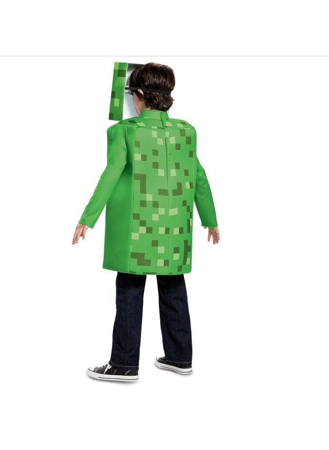 MINECRAFT زي تنكري رسمي فاخر من ماين كرافت أو زي تنكري للأطفال مع غطاء للرأس وبدلة للعب التظاهري وحفلات للأطفال في المهرجانات - Image 3