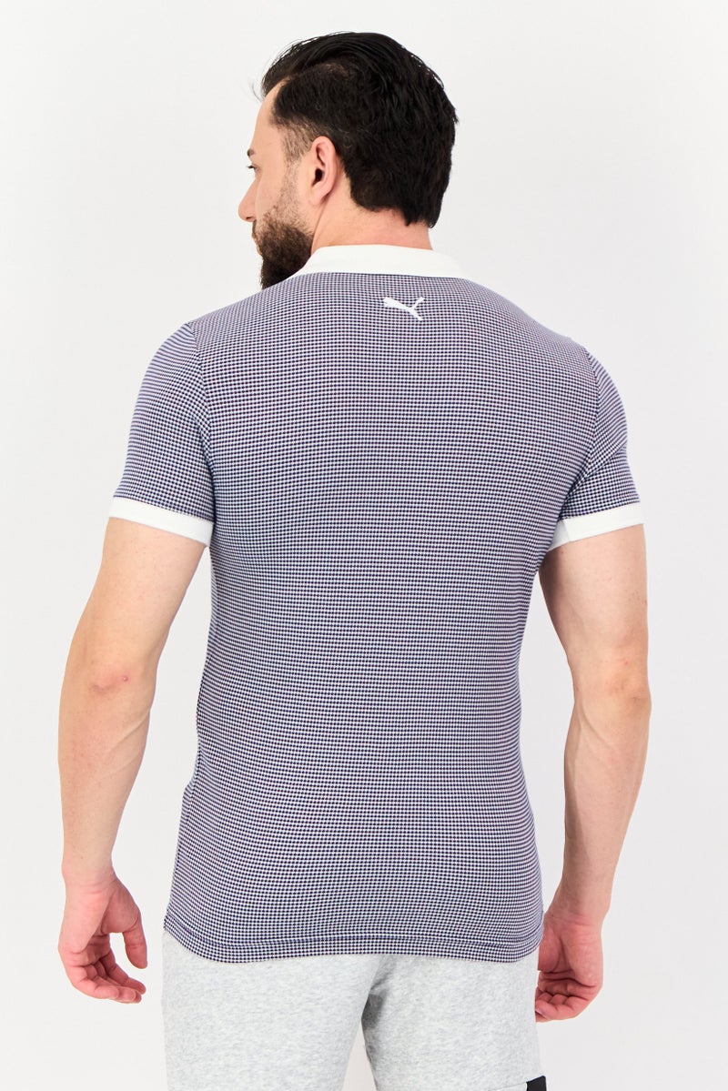 PUMA One8 x Puma Men Slim Fit Short Sleeve Outdoor Polo Shirt, Multicolor - Image 3