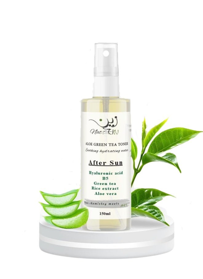 Nat Zein Zein After sun (ALOE GREEN TEA TONER ), 150 ml  - Image 1