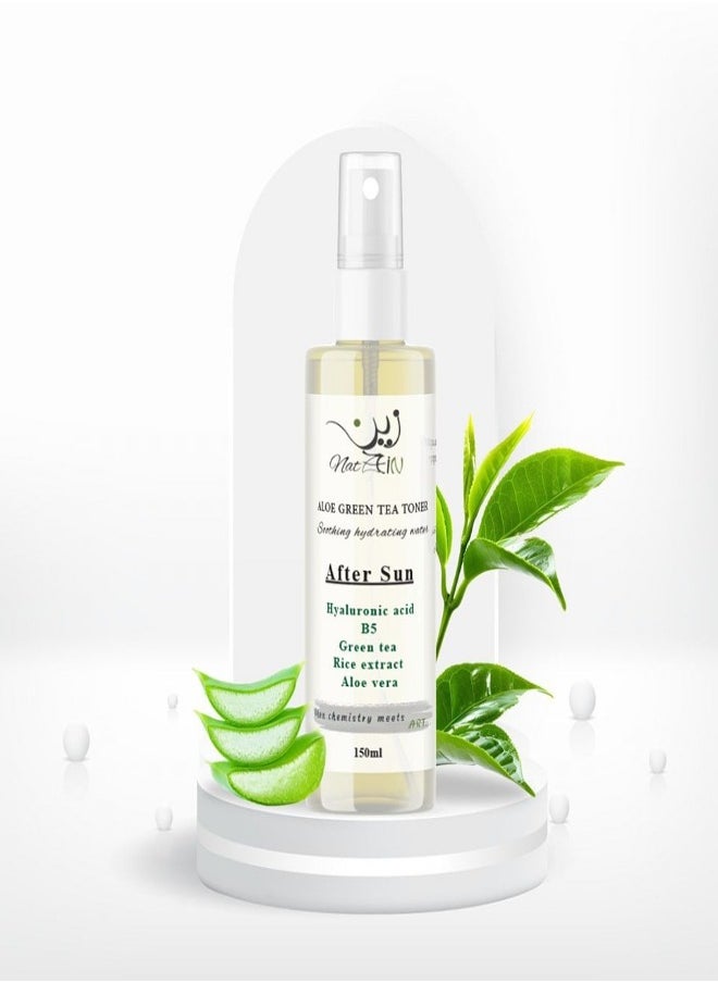 Nat Zein Zein After sun (ALOE GREEN TEA TONER ), 150 ml  - Image 2