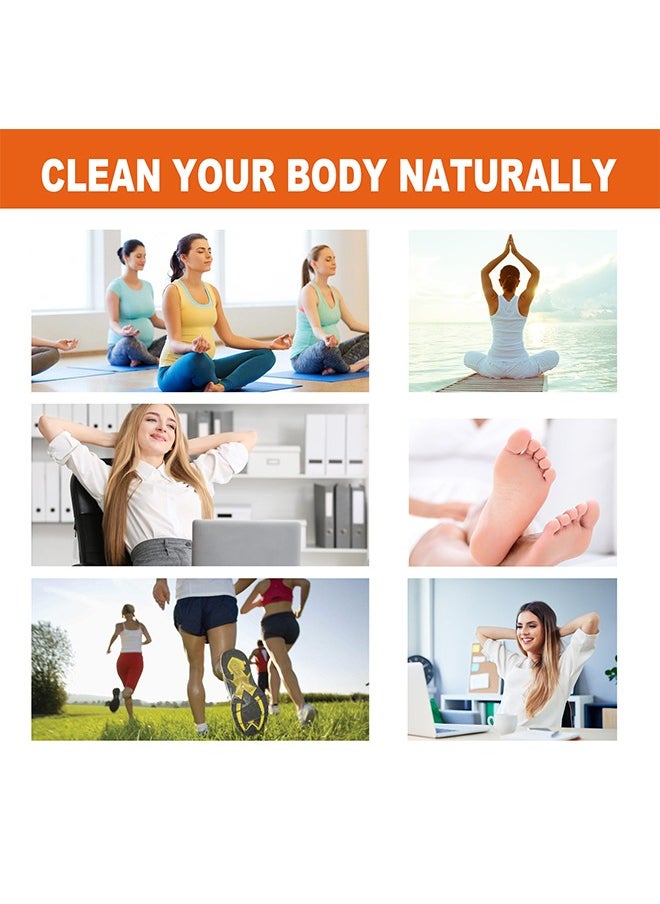 SOUTH MOON Deep Cleansing Foot Pads - Ginger Extract Foot Pads Vitamin C Foot Patch Bamboo Vinegar Soothing Meridians and Activating Meridians Relieve Physical and Mental Stress Sleep Sole Stick Foot Care  - Image 5