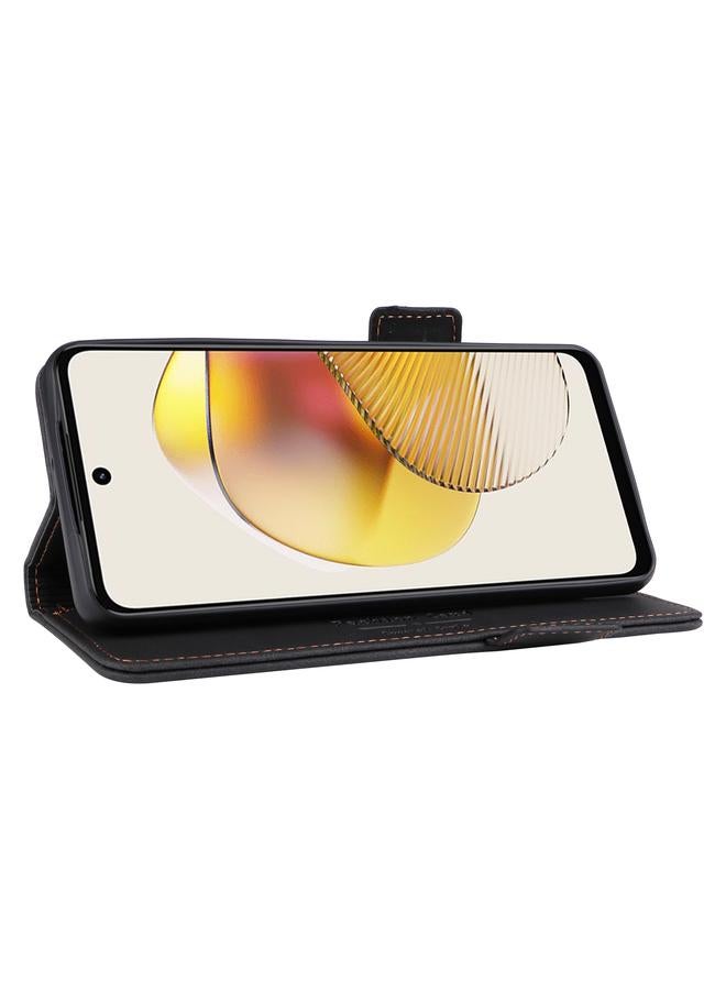 erorex Case For Motorola Moto G13 / G23 / G53 Magnetic Clasp Flip Leather Phone Case - Image 5