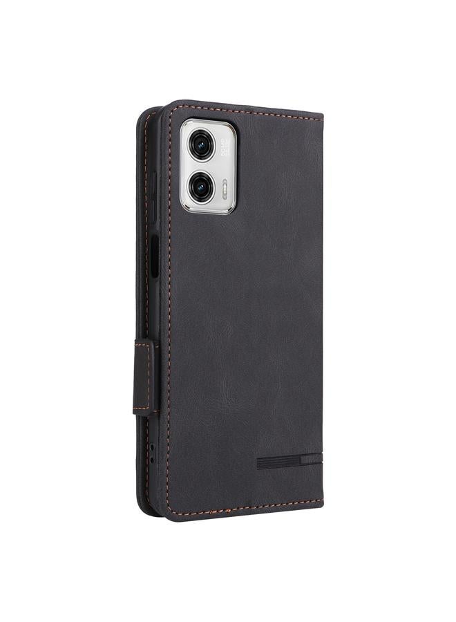 erorex Case For Motorola Moto G13 / G23 / G53 Magnetic Clasp Flip Leather Phone Case - Image 3