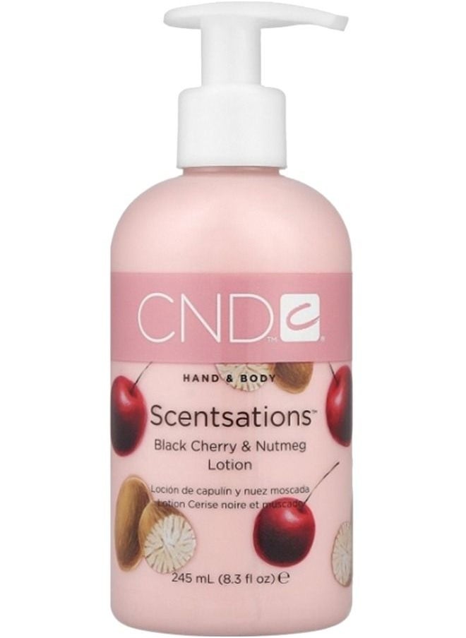 CND - Scentsations Hand and Body Cherry and Nutmeg Lotion, 245 ml - Image 1