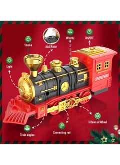 Beauenty Electric Train Set for Toddlers Age 3-5 Year Old, Toy Train Set with Steam Engine,  Train Set with Long Track Lights Sound for Boys Girls Holiday Decoration  - Image 4