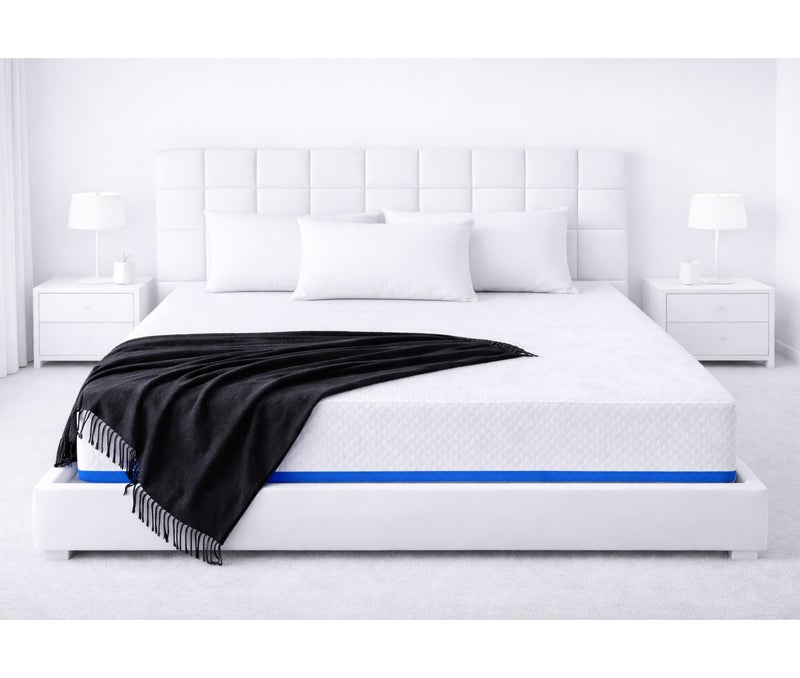 Rexal Home Euro Extreme Cool Pocket Spring Mattress – 30 cm Height, Gel-Infused Memory Foam, Advanced Cooling Fabric, Motion Isolation, Durable Comfort & Spine Support – Luxury Sleep Collection (King Size: 180 × 200 cm) - Image 2