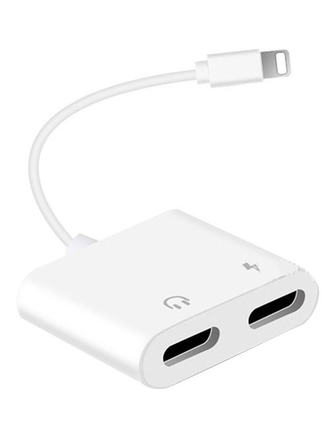 NIBEMINENT 2-In-1 Charging Cable White