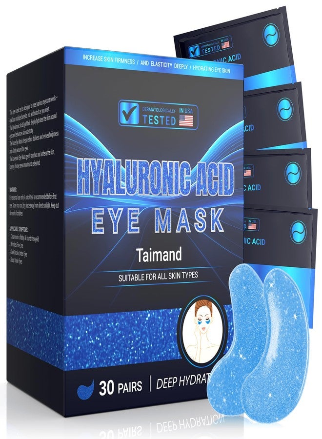 Taimand Under Eye Patches (30 Pairs, Under Eye Mask for Puffy Eyes and Dark Circles, Eye Masks with Collagen, Hyaluronic Acid - Image 1