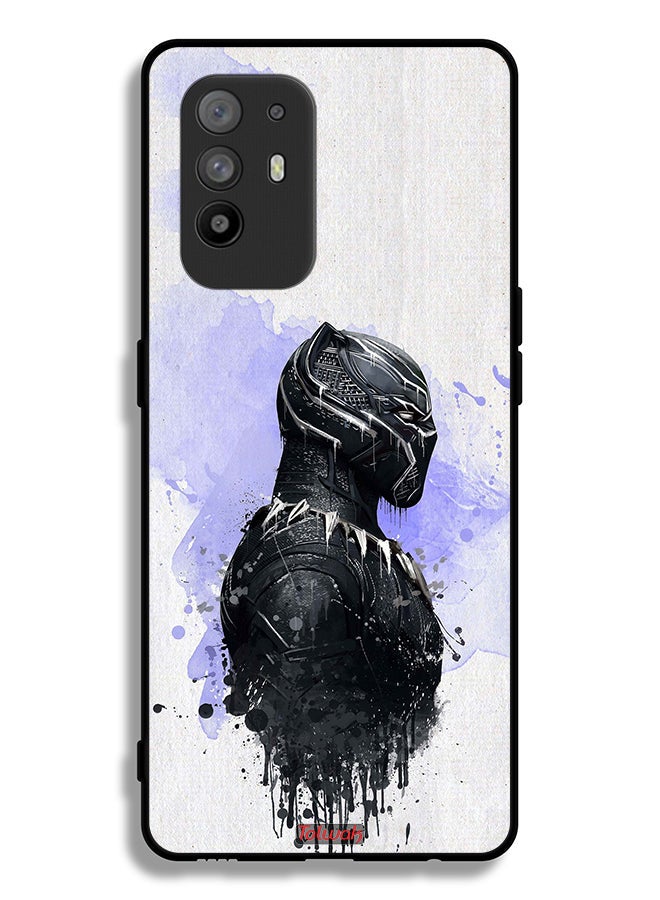 Tolwak Oppo F19 Pro Plus 5G Protective Case Cover Black Panther - Image 2