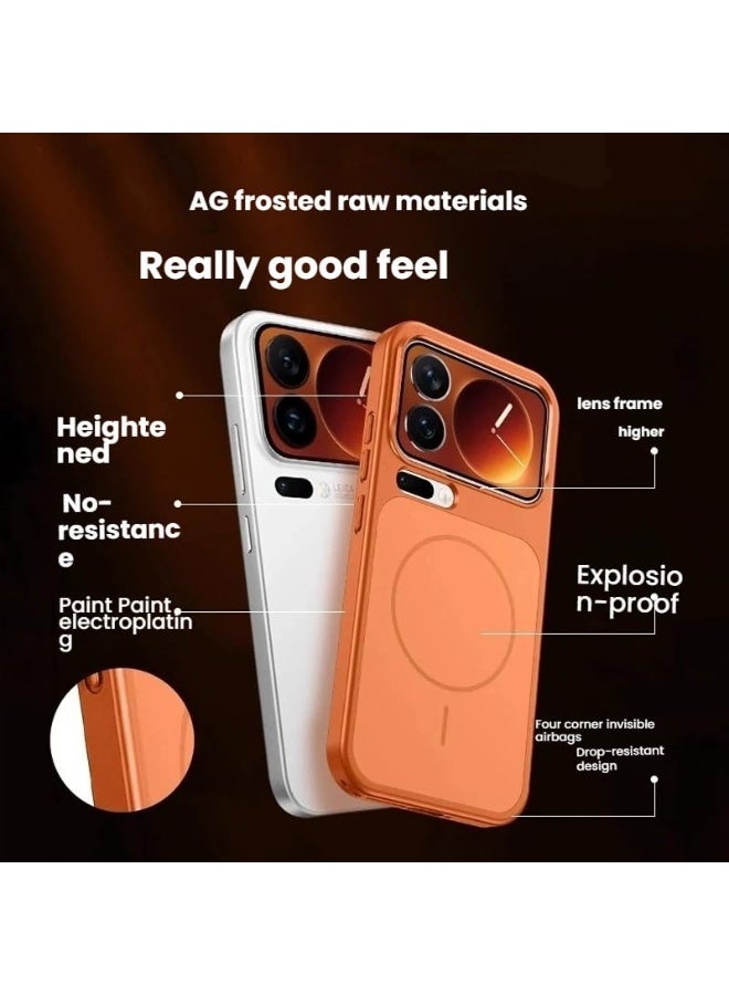 Compatible with Xiaomi 17 Pro Max 5G Case Frosted All Inclusive Protective Shell Magnetic Cover for Mi 17 Pro Max - Image 3