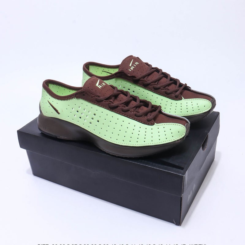 Gu Lai Superfly Lightweight Retro Black Silver Casual Sneakers Breathable Leather Lace-Up Shoes for Men Women - Image 2