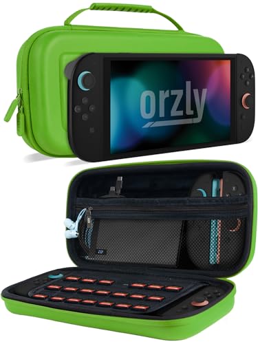 Orzly Case Compatible with Nintendo Switch 2 Protective Travel Carry Case with Screen Padding Game Card microSD Slots Zipped Open Pockets for Accessories 79 Gift Boxed - Image 1