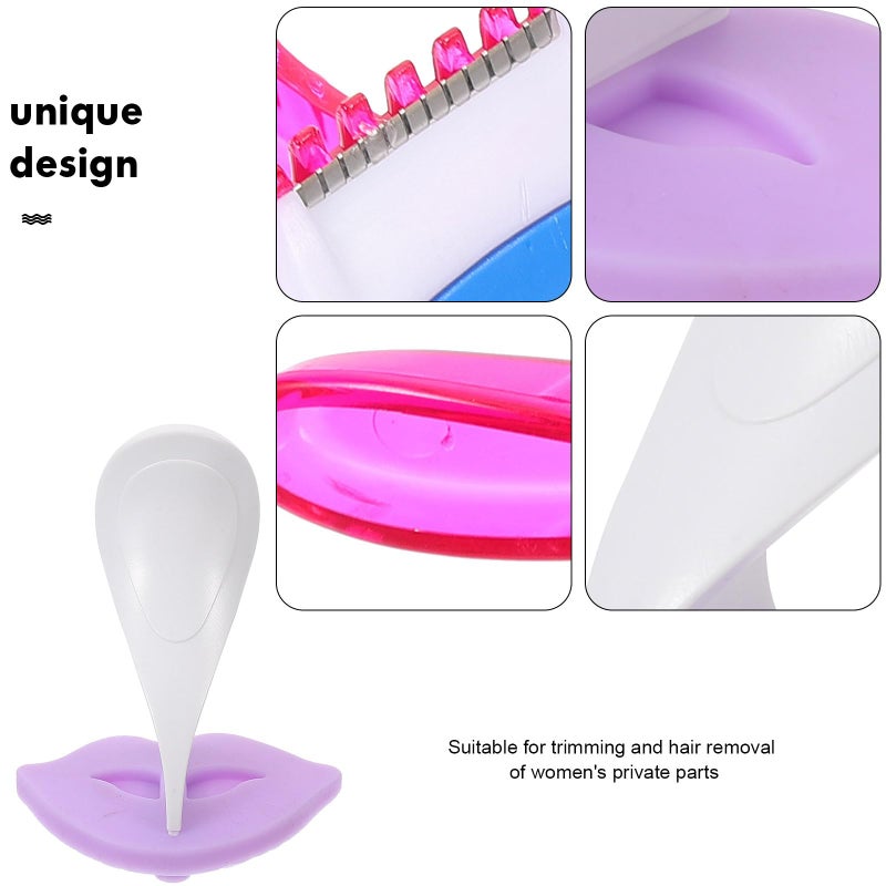 Women Electric Bikini Hair Trimmer Set With Shaving Stencil For Precise Grooming - Image 5