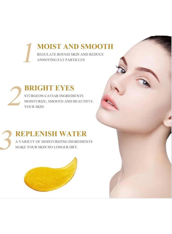 Luxelining 24k Gold Under Eye Patches (60 PCS) eye mask, Collagen Skin Care Products, Eye Patches for Puffy Eyes masks for dark circles, Wrinkles and puffiness, Revitalises and Refreshes Your Skin - Image 5