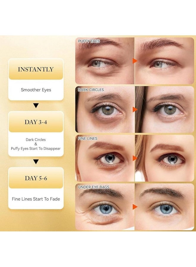 Luxelining 24k Gold Under Eye Patches (60 PCS) eye mask, Collagen Skin Care Products, Eye Patches for Puffy Eyes masks for dark circles, Wrinkles and puffiness, Revitalises and Refreshes Your Skin - Image 4