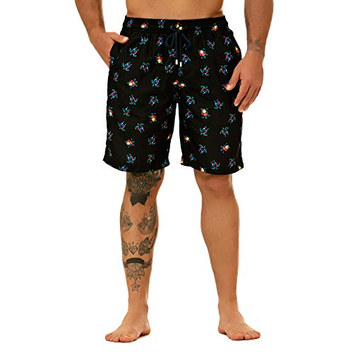 KAILUA SURF كايلاوا سيرف شورتات السباحة للرجال الكبيرة والطويلة، 9" بدلة استحمام مصممة للرجال - Image 3