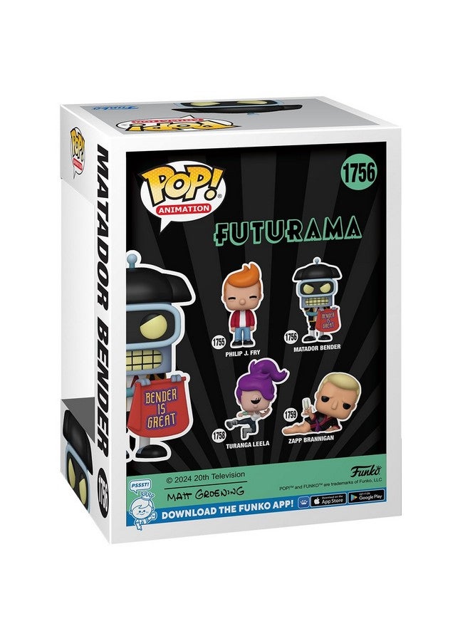 Funko POP TV: Futurama - Bender - (Matador) - Collectable Vinyl Figure - Gift Idea - Official Merchandise - for Kids & Adults - TV Fans - Model Figure for Collectors and Display - Image 3