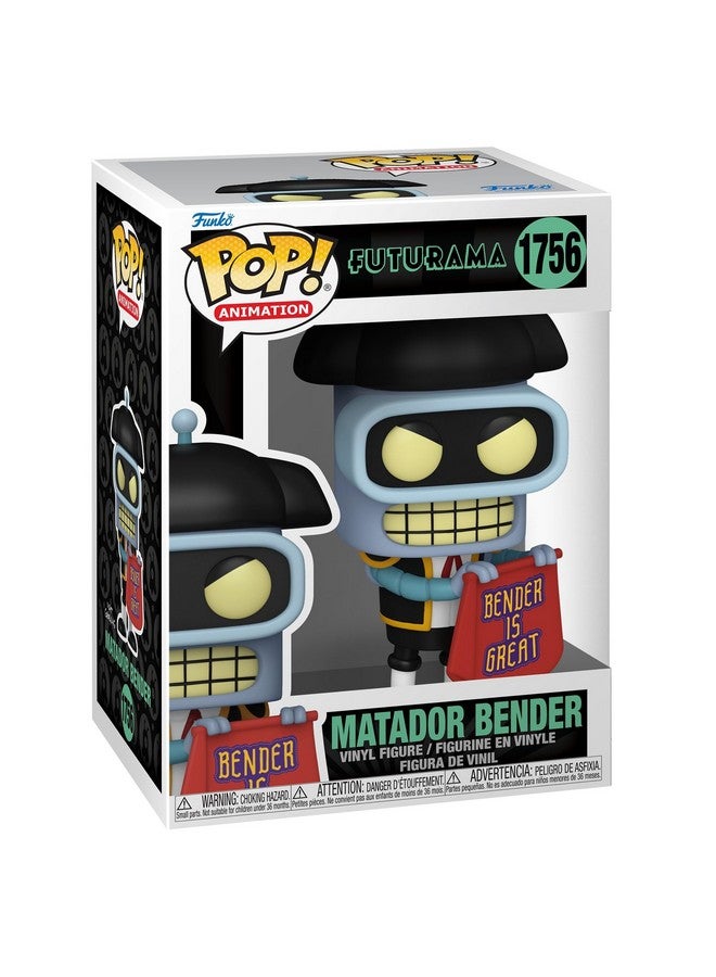 Funko POP TV: Futurama - Bender - (Matador) - Collectable Vinyl Figure - Gift Idea - Official Merchandise - for Kids & Adults - TV Fans - Model Figure for Collectors and Display - Image 1