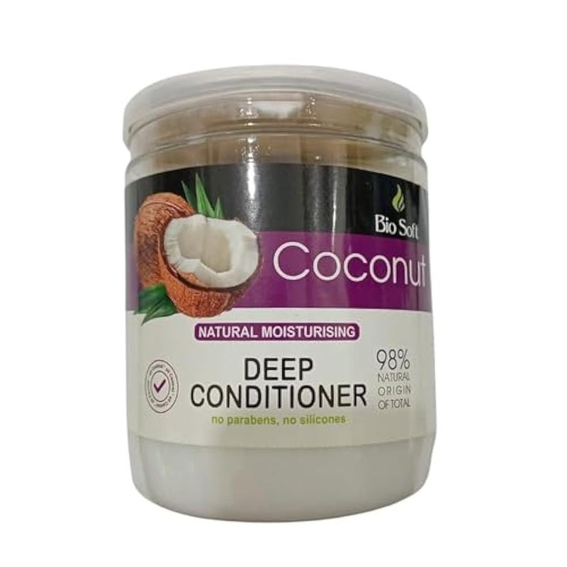 Bio Soft coconut deep conditioner 98% natural origin of total 650GM