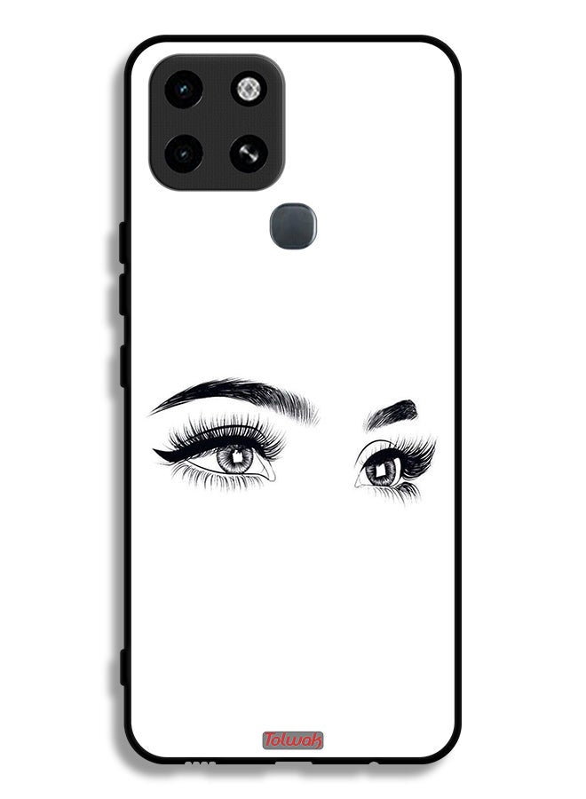 Tolwak Infinix Smart 6 Protective Case Cover Eyes Art - Image 1