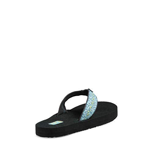 Teva womens Mush Ii-w flip flop sandals, Companera Blue, 8 US - Image 4