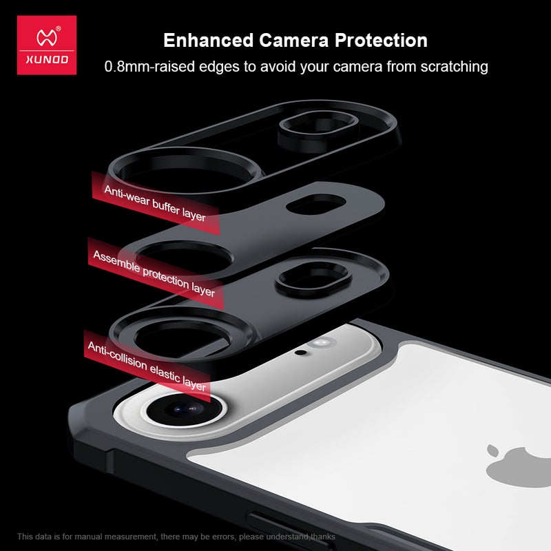XUNDD for iPhone 17 Air Case, Camera Protection, Soft TPU Cover - Image 5