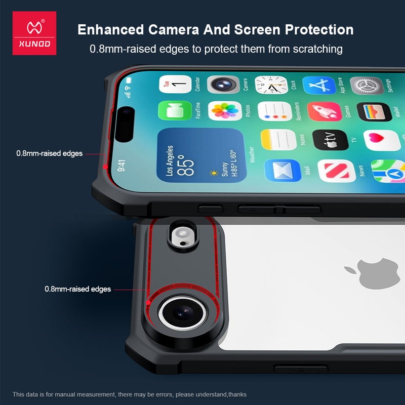 XUNDD for iPhone 17 Air Case, Camera Protection, Soft TPU Cover - Image 3