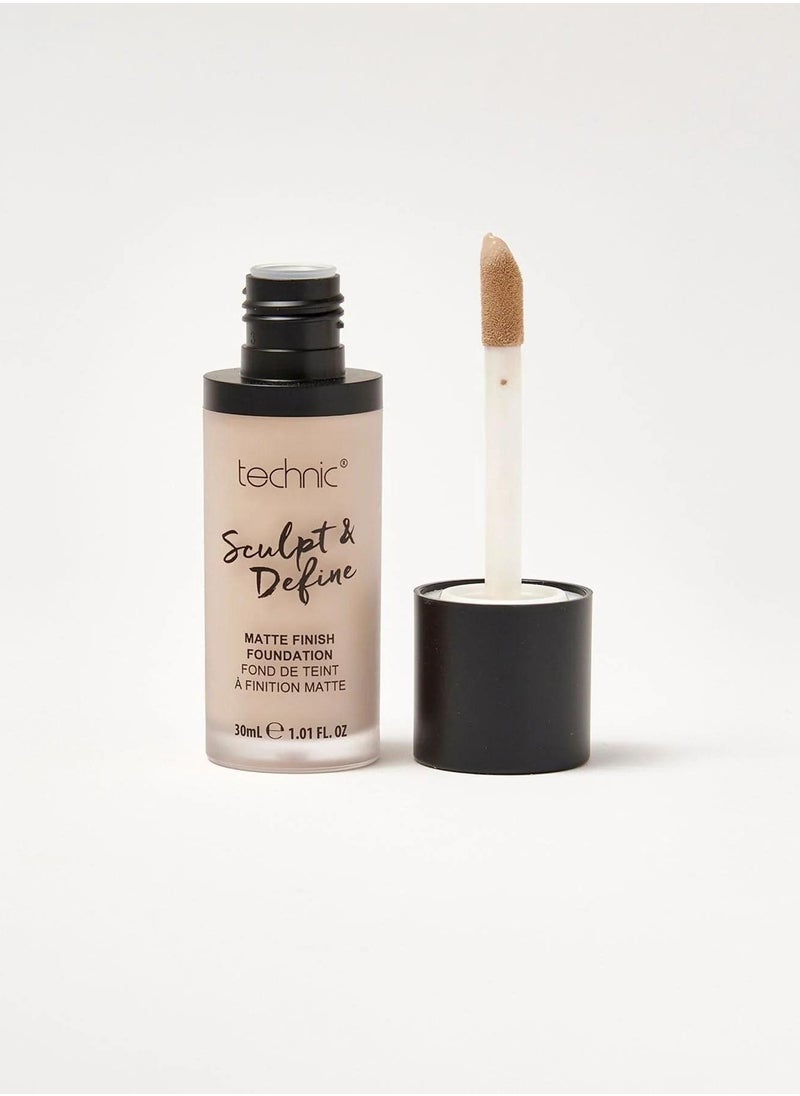 Technic Sculpt and Define Matte Fix Foundation -Porcelain  - Image 1