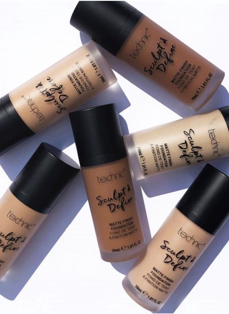 Technic Sculpt and Define Matte Fix Foundation -Porcelain  - Image 2