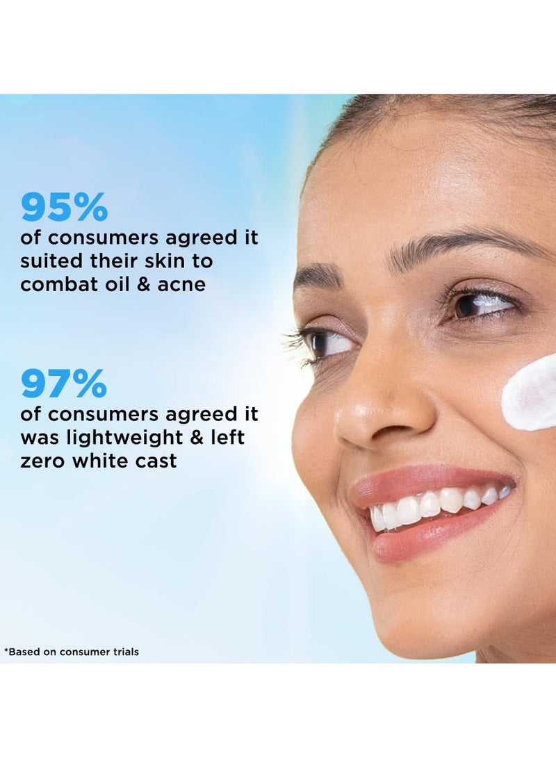 SunScoop Oil-Control Gel Sunscreen | SPF 50+, PA++++ | Mineral Oil & Petroleum Free | Controls Excess Oil | Unclogs Pores | Anti-ageing | Lightweight | 45 g - Image 3