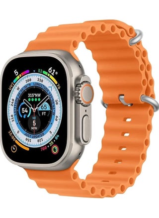 Smart watch X8+ Plus Ultra, eighth edition, 2.08 inch IPS screen - Bluetooth - NFC, wireless charger (Orange) - pzsku/Z817CBE0A41F22F3C9F8DZ/45/_/1706036570/df2fd068-0bce-4257-9905-0869b77a4e5e