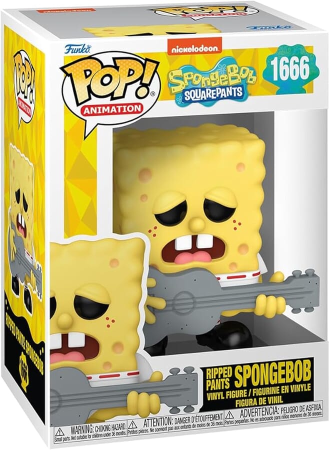 Funko Funko Pop! Cartoon Animation: Nickelodeon - Spongebob SquarePants 25th Anniversary - Ripped Pants Spongebob #1666 